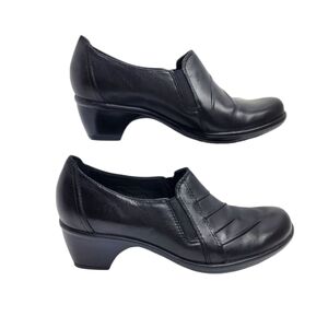 Clark's 89487 Pleated Slip On Heel Clog